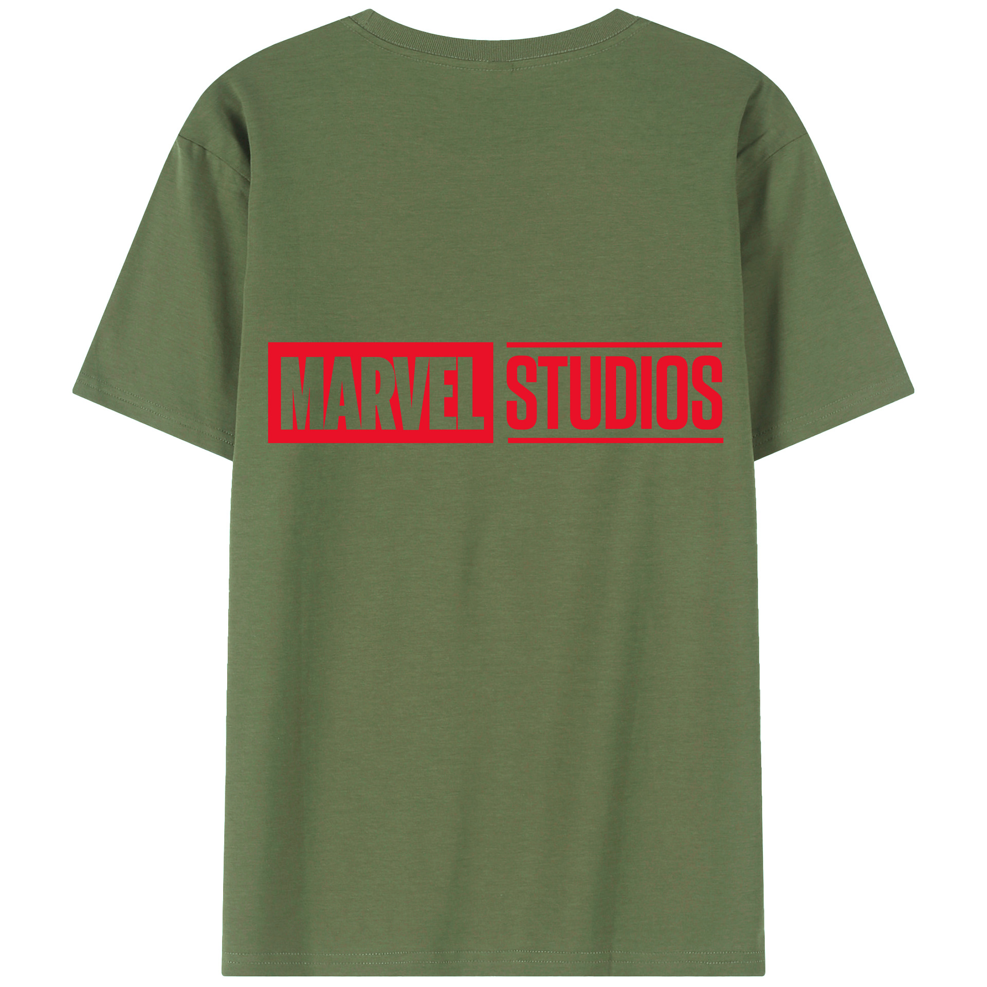 （画像用） アベンジャーズ The Avengers 綿100％ メンズ半袖Tシャツ（バックプリント） 通気性